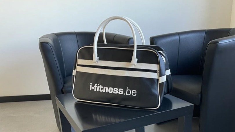 I-fitness gepersonaliseerde retro sporttas